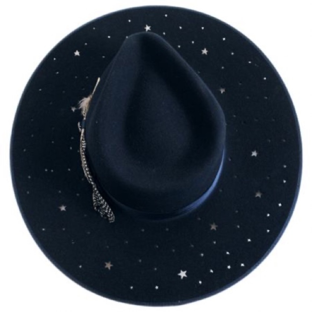 Stetson Night Sky S Wide Brim Wool Felt Hat
